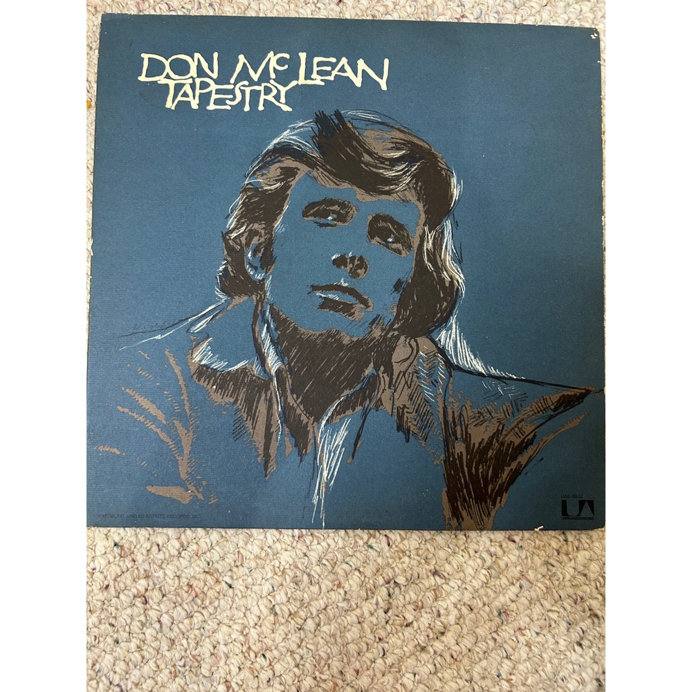 Don McLean Tapestry Vinyl LP Record 1971 United Artists UAS-5522 Folk Rock